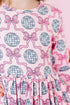 disco-bows-3-4-sleeve-pocket-twirl-dress Mila &  Rose - Sophia's Style--2T--3